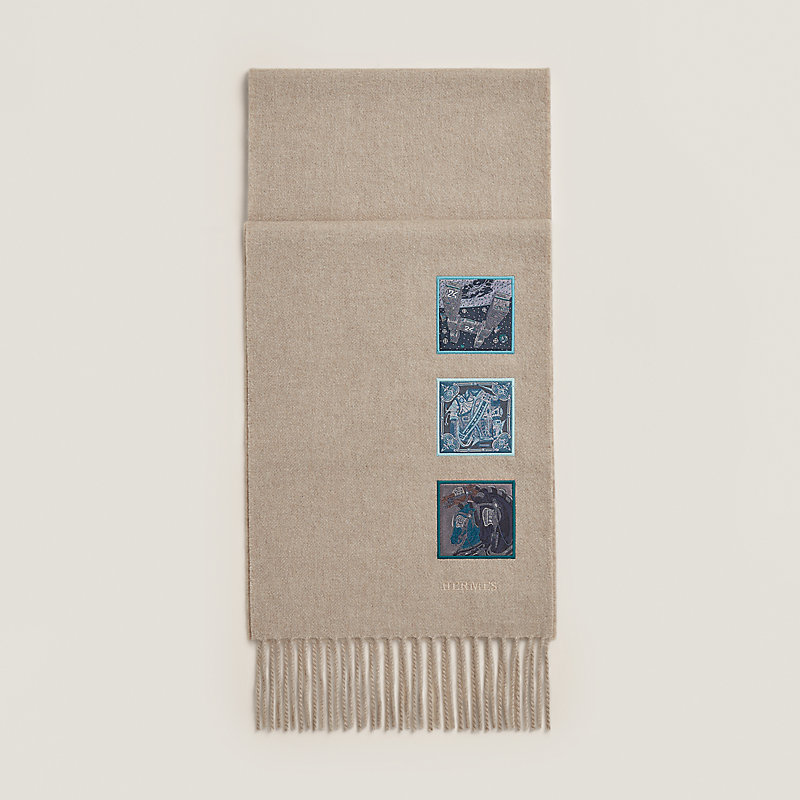 Badges Soie scarf