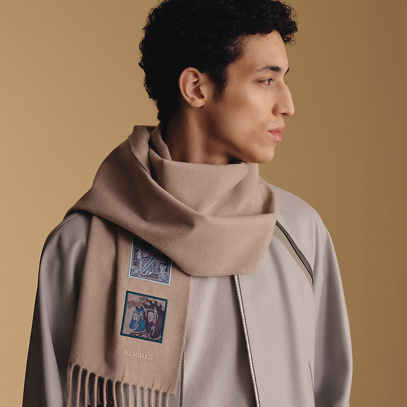 Badges Soie scarf