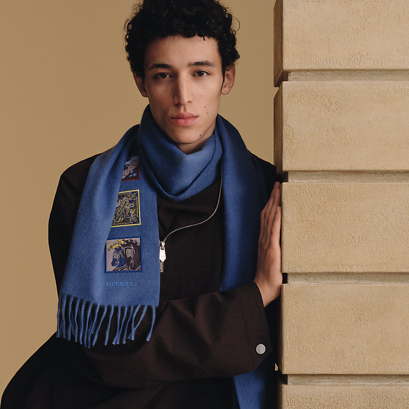 Badges Soie scarf
