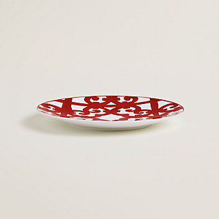 エルメス Balcon du Guadalquivir オーバルプレート Balcon du Guadalquivir dessert plate | Hermès Mainland China