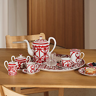 Balcon du Guadalquivir tea cup and saucer | Hermès Mainland China