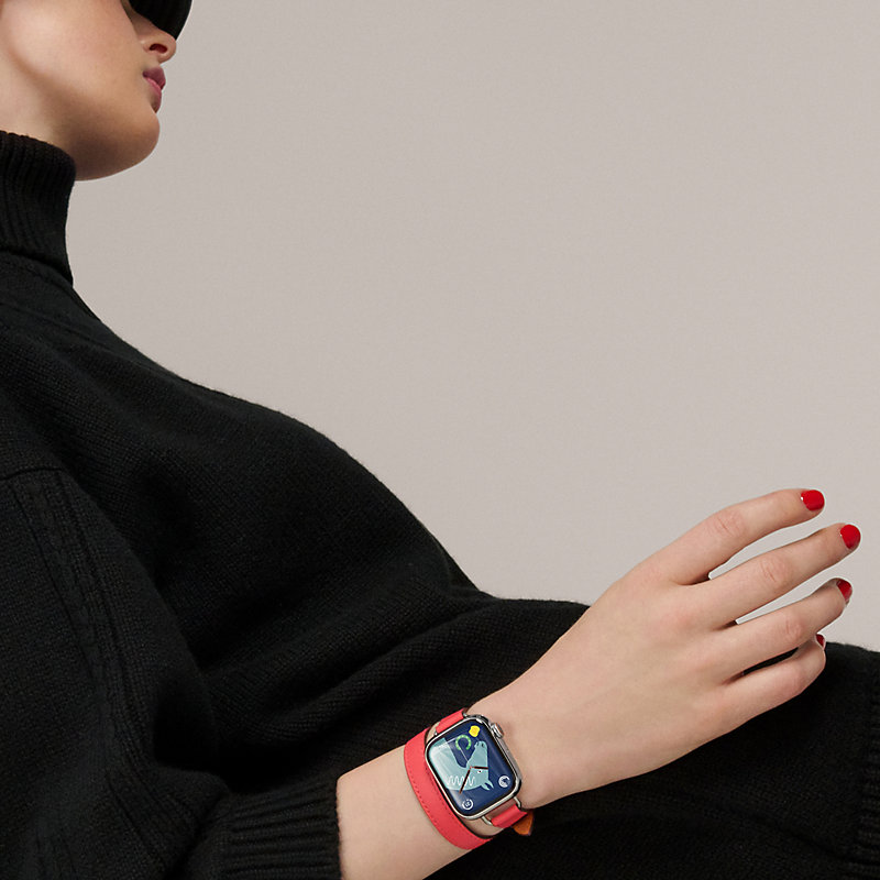 Band Apple Watch Hermès Double Tour 41 mm Attelage | Hermès China