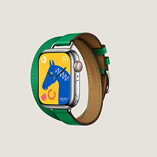 Band Apple Watch Hermès Double Tour 41 mm Attelage | Hermès 