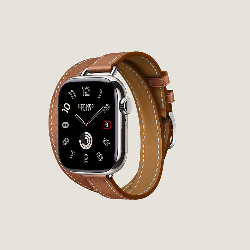 1596 Apple Watch エルメス　 ボルドー/ローズ   HERMESファッション