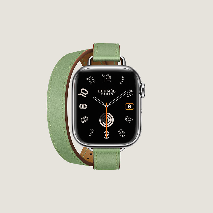 Band Apple Watch Hermès Double Tour 41 mm Attelage