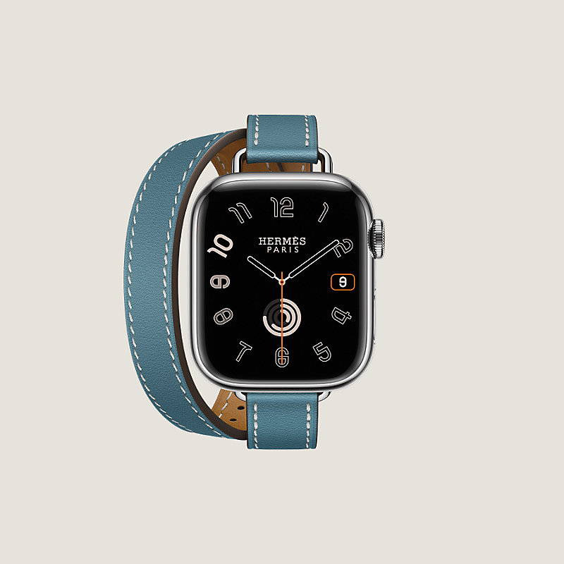 Band Apple Watch Hermès Double Tour 41 mm Attelage | Hermès 