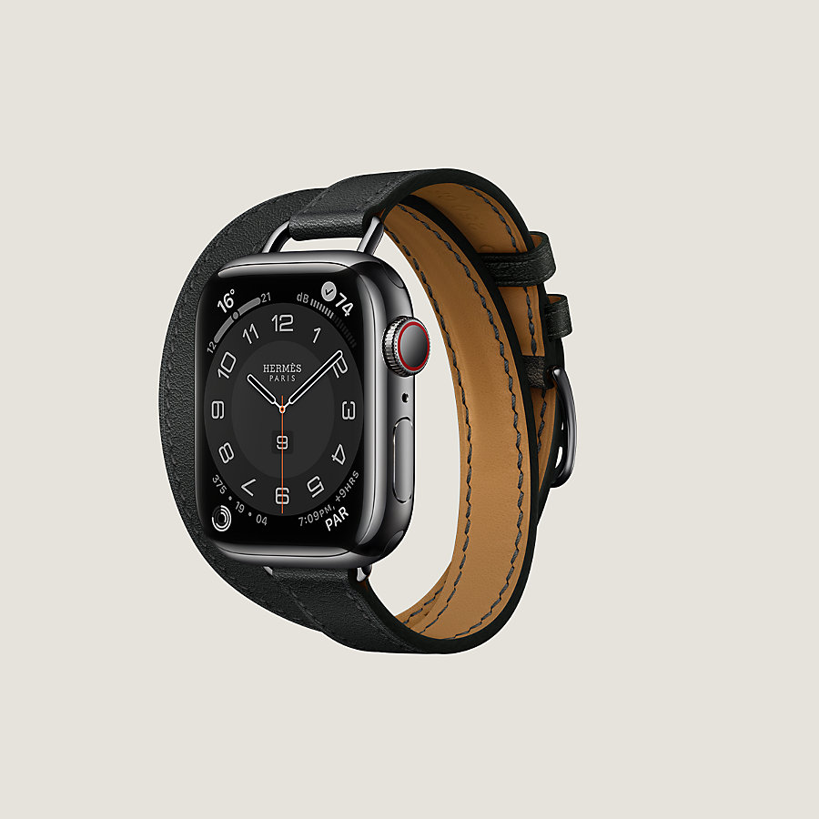 Band Apple Watch Hermès Double Tour 41 mm Attelage