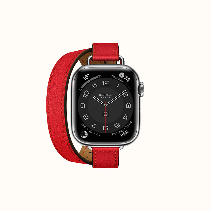 hermes apple watch red