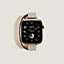Band Apple Watch Hermès Double Tour 42&nbsp;mm Attelage, View: front, front, view 4 of 4