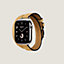 Band Apple Watch Hermès Double Tour 42&nbsp;mm Attelage, View: front, front, view 2 of 3