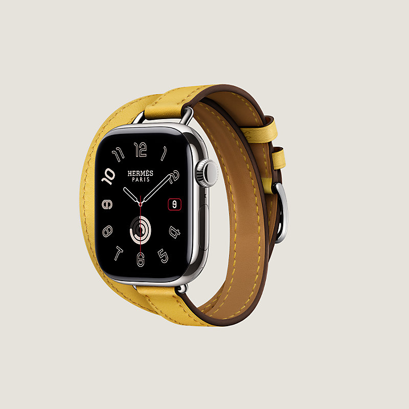 Band Apple Watch Hermès Double Tour 42 mm Attelage