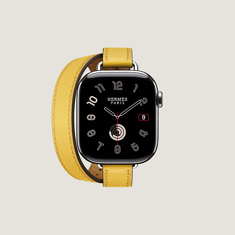 Band Apple Watch Hermès Double Tour 42 mm Attelage