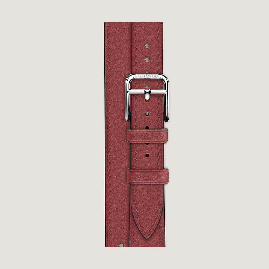 Band Apple Watch Hermès Double Tour 42 mm Attelage