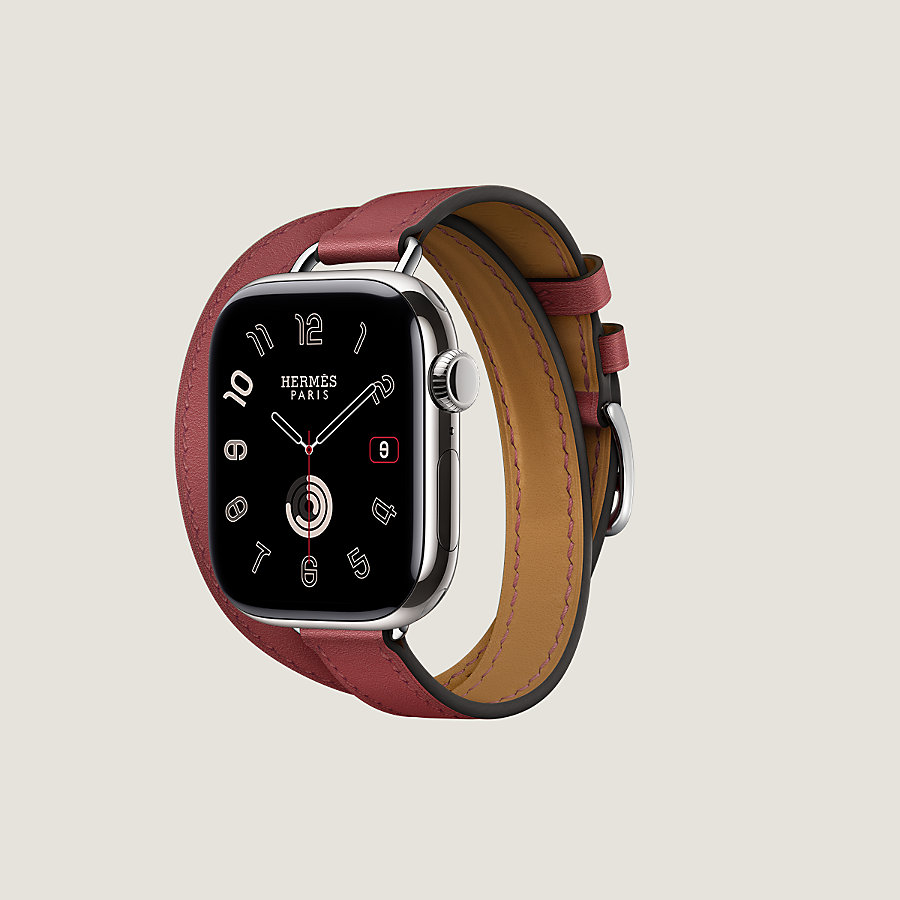 Band Apple Watch Hermès Double Tour 42 mm Attelage