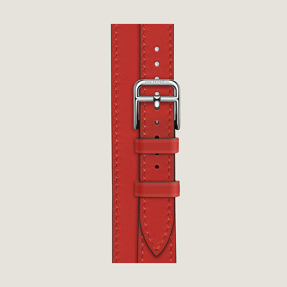 Band Apple Watch Hermès Double Tour 42 mm Attelage | Hermès