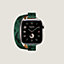 Band Apple Watch Hermès Double Tour 42 mm Attelage Animaux Bandana, view 4 of 4