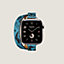 Band Apple Watch Hermès Double Tour 42 mm Attelage Animaux Bandana, view 4 of 4