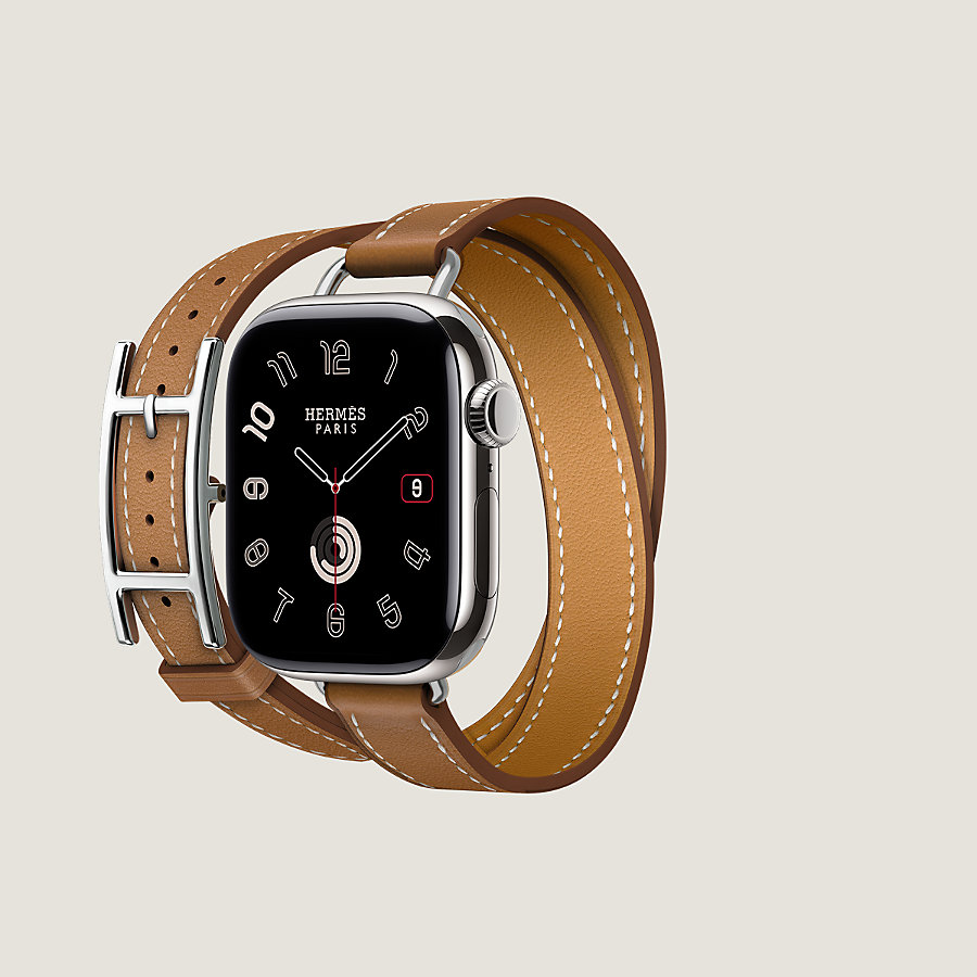 Band Apple Watch Hermès Double Tour 42 mm Hapi Attelage