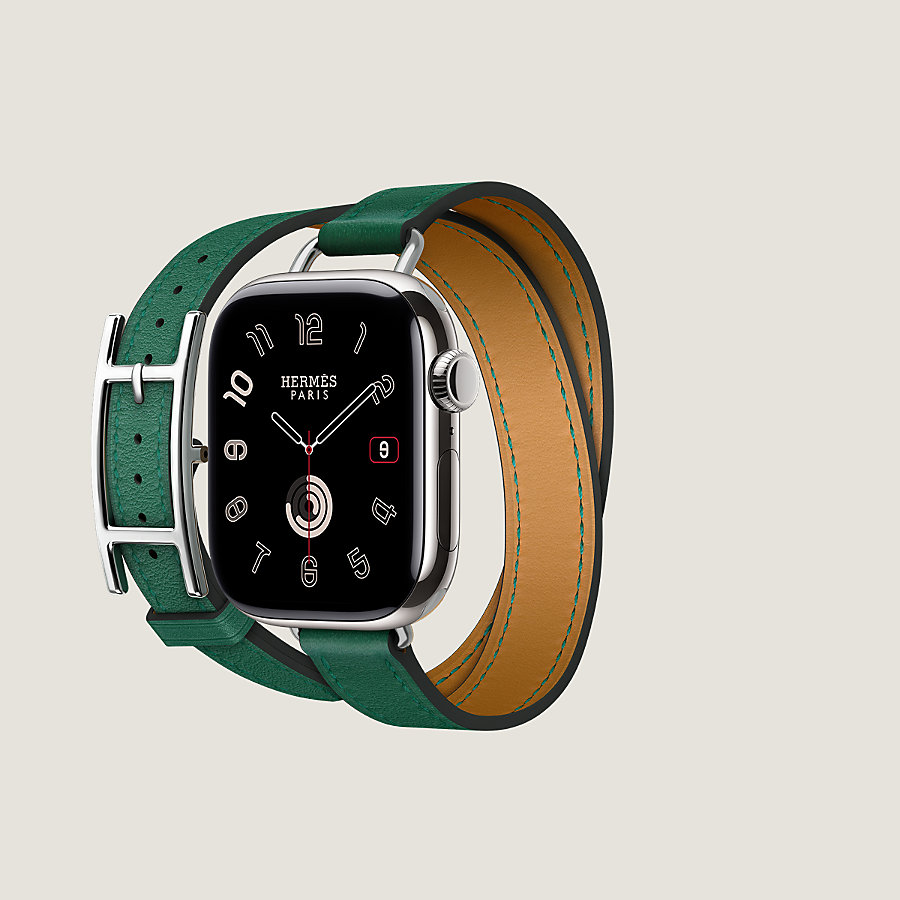 Band Apple Watch Hermès Double Tour 42 mm Hapi Attelage