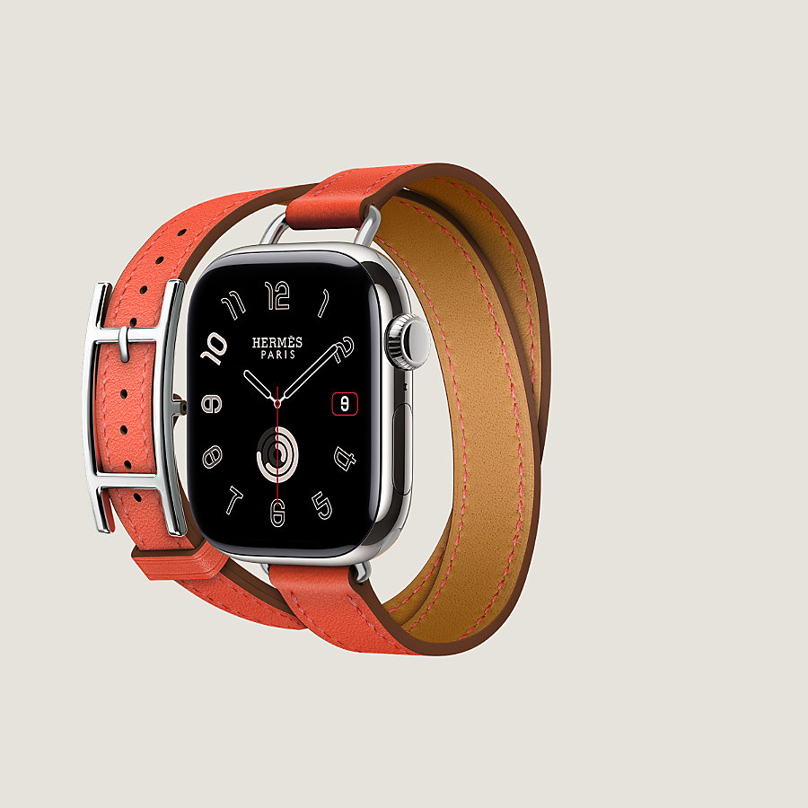 Band Apple Watch Hermès Double Tour 42 mm Hapi Attelage