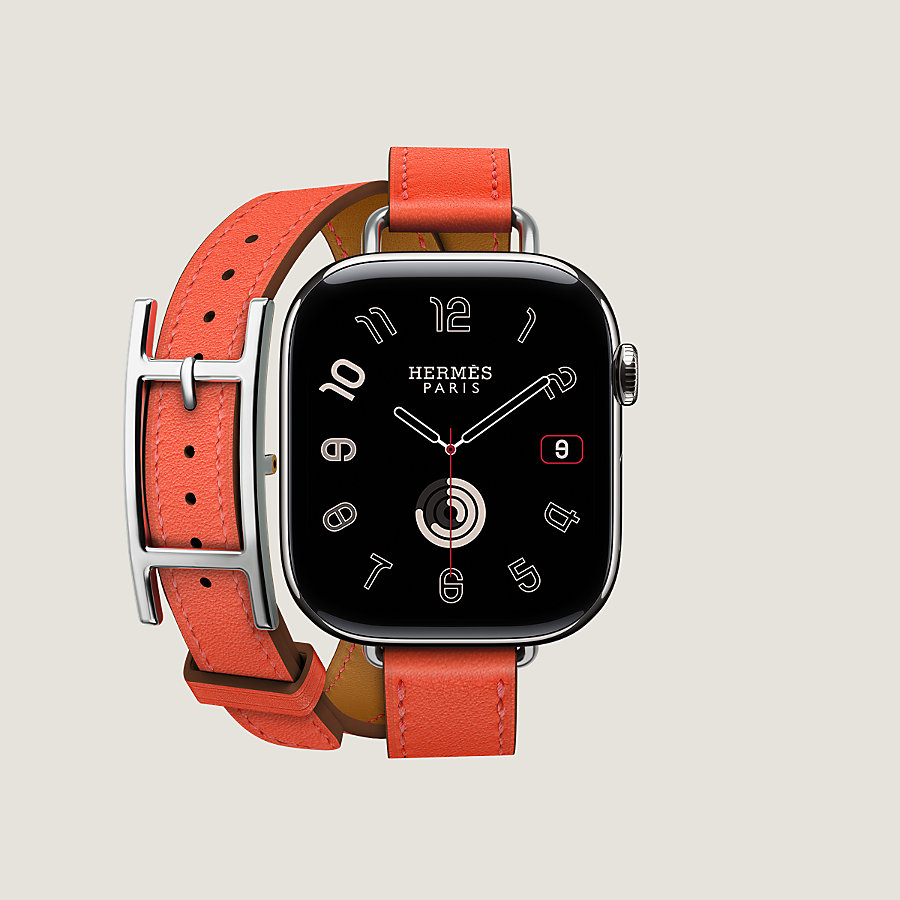 Band Apple Watch Hermès Double Tour 42 mm Hapi Attelage