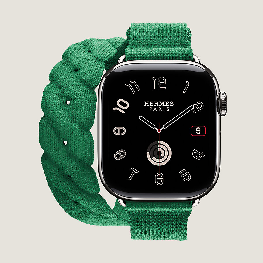 Band Apple Watch Hermès Double Tour 42 mm Torsade