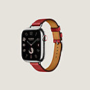 View: front, Band Apple Watch Hermès Single Tour 41 mm Attelage