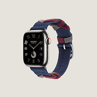 Band Apple Watch Hermès Single Tour 41 mm Bridon | Hermès Mainland 