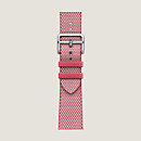 View: Flat, Band Apple Watch Hermès Single Tour 41 mm Toile H