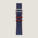 View: Flat, Band Apple Watch Hermès Single Tour 41 mm Twill Jump