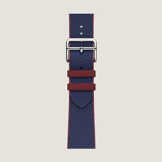 Band Apple Watch Hermès Single Tour 41 mm Twill Jump | Hermès 