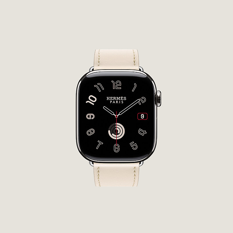 Apple Watch Hermès シンプルトゥール バンド Apple Watch Hermès - 41mmケース用ツイルジャンプ（黒/ゴールド