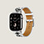 Band Apple Watch Hermès Single Tour 42 mm Animaux Bandana, view 3 of 4