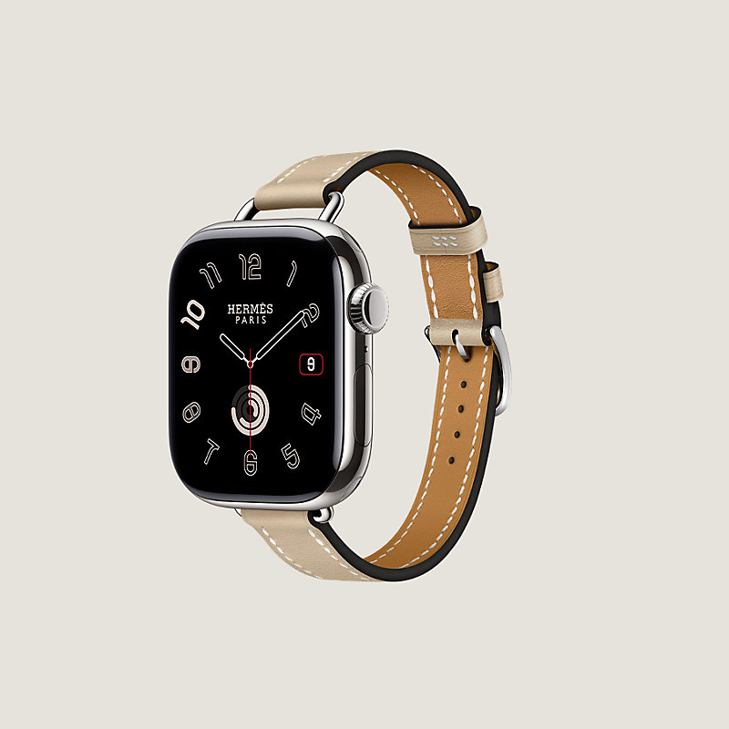 Band Apple Watch Hermès Single Tour 42&nbsp;mm Attelage