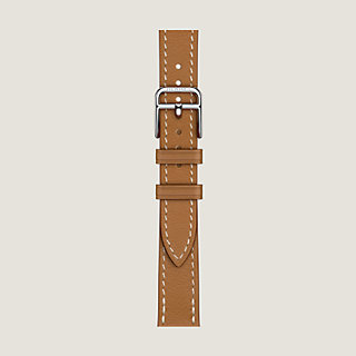 Band Apple Watch Hermès Single Tour 42 mm Attelage - Beige