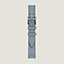 Band Apple Watch Hermès Single Tour 42&nbsp;mm Attelage, View: Flat, flat, view 1 of 3