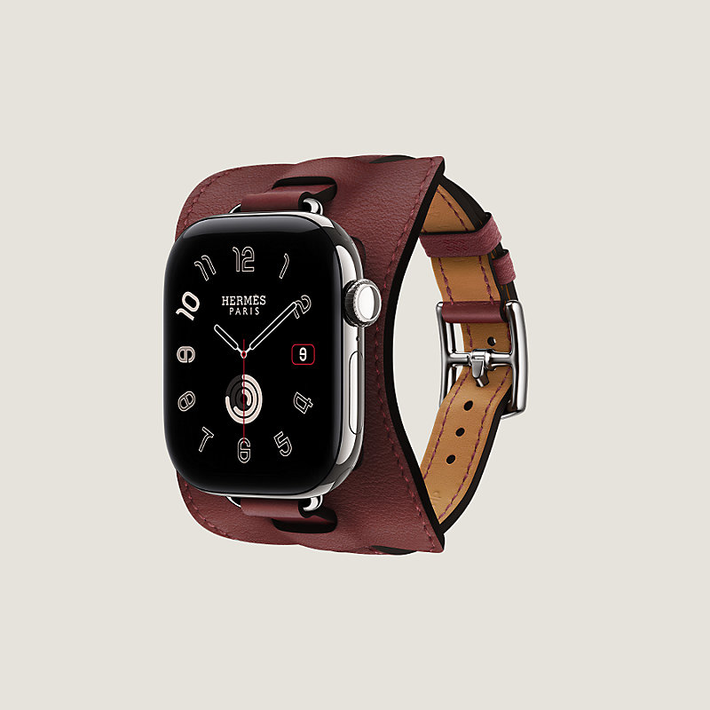 Band Apple Watch Hermès Single Tour 42&nbsp;mm Attelage En Selle, View: , view 3 of 4