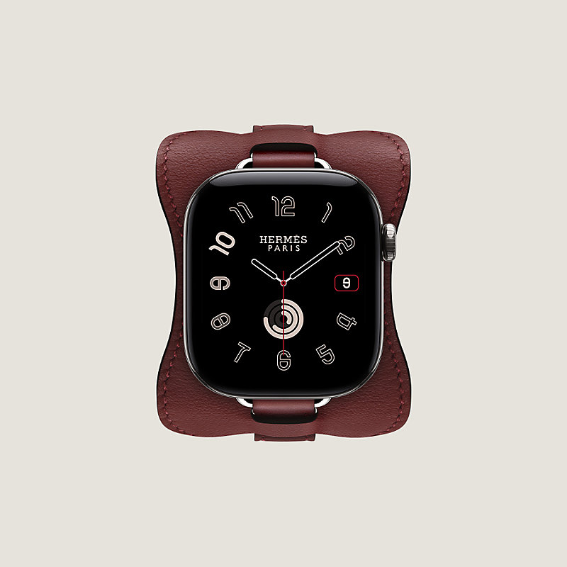 Band Apple Watch Hermès Single Tour 42&nbsp;mm Attelage En Selle, View: , view 4 of 4