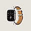Band Apple Watch Hermès Single Tour 42&nbsp;mm Clou Medor Rock, View: front, front, view 3 of 4
