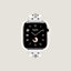 Band Apple Watch Hermès Single Tour 42&nbsp;mm Clou Medor Rock, View: front, front, view 4 of 4