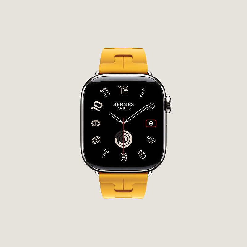 Band Apple Watch Hermès Single Tour 42&nbsp;mm Deployment Buckle Kilim