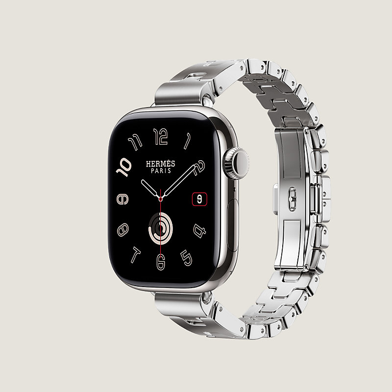 Band Apple Watch Hermès Single Tour 42 mm Grand H Fin