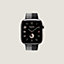 Band Apple Watch Hermès Single Tour 42&nbsp;mm Toile H Double Jeu, View: front, front, view 3 of 3