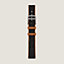 View: Flat, Band Apple Watch Hermès Single Tour 42 mm Twill Jump Attelage