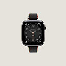 View: front, Band Apple Watch Hermès Single Tour 42 mm Twill Jump Attelage