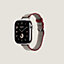 Band Apple Watch Hermès Single Tour 42 mm Twill Jump Attelage, view 3 of 4