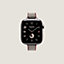 Band Apple Watch Hermès Single Tour 42 mm Twill Jump Attelage, view 4 of 4