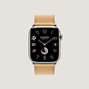 View: front, Band Apple Watch Hermès Single Tour 45 mm