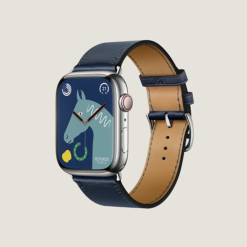 Band Apple Watch Hermès Single Tour 45 mm | Hermès Mainland China