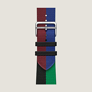 Band Apple Watch Hermès Single Tour 45 mm Casaque | Hermès 